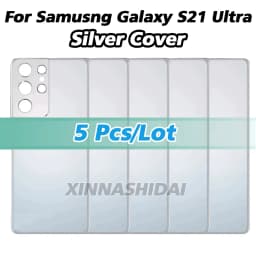 NEW For Samsung Galaxy S21Ultra SM-G998B SM-G998U Battery Back Cover Housing Panel With Camera Glass