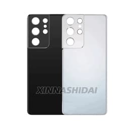 NEW For Samsung Galaxy S21Ultra SM-G998B SM-G998U Battery Back Cover Housing Panel With Camera Glass