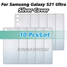 NEW For Samsung Galaxy S21Ultra SM-G998B SM-G998U Battery Back Cover Housing Panel With Camera Glass