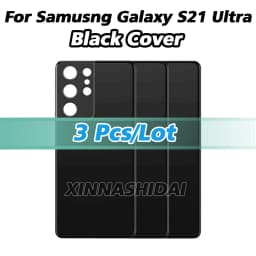 NEW For Samsung Galaxy S21Ultra SM-G998B SM-G998U Battery Back Cover Housing Panel With Camera Glass