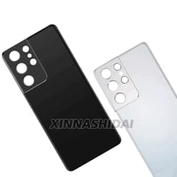 NEW For Samsung Galaxy S21Ultra SM-G998B SM-G998U Battery Back Cover Housing Panel With Camera Glass