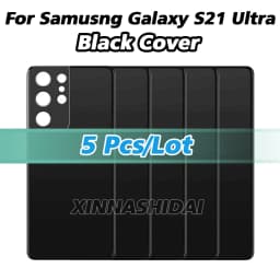 NEW For Samsung Galaxy S21Ultra SM-G998B SM-G998U Battery Back Cover Housing Panel With Camera Glass
