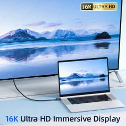 JEYI Thunderbolt 5 Cable 80Gbps 120Gbps Bandwidth 16K/8K Video 240W PD Fast Charging for MacBook iPad Dock Camera Mobile Storage