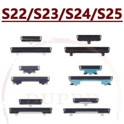 Power Volume Side Buttons For Samsung Galaxy S22 S23 S24 S25 Ultra S23FE S24FE S22+ S23+ S24+ S25+ On Off Small Side Keys Parts