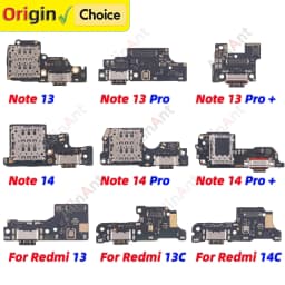 Bottom USB Charger Board Dock Connector Charging Port Flex Cable For Xiaomi Redmi Note 13 14 13C 14C 14R 13R Pro Plus 4G 5G Part
