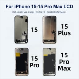 AAA+++ OLED For iPhone 14 15 16 17 LCD Touch Screen Digitizer Assembly For 14 15 Pro 16 Plus 17 Pro Max Incell Replacement Parts