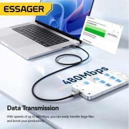Essager 120W USB Type C Cable 6A Super Fast Charging For Xiaomi 17 14 13 12 Pro Redmi K80 Note 14 POCO F7 USB A To Type C Cable