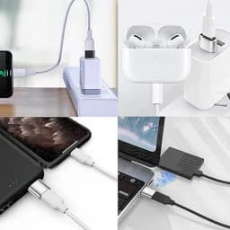 USB C 2.0 Adapter Type C to USB 2.0 Adapter for Mobile Phones Male to Female USB C Converter USB Type C Converter for Computers