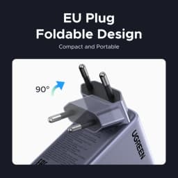 UGREEN 160W Smart Display GaN Charger With Retractable Cable EU Foldable AVS PD 3.1 QC4.0 For MacBook Pro Laptop iPhone Samsung