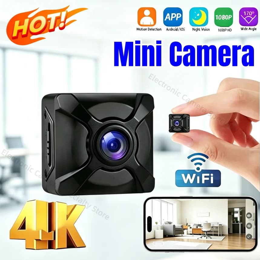 New X5 1080P Mini WiFi Camera Wireless Remote Monitor Rechargeable Motion Detection Portable Camcorder Home Security Camera