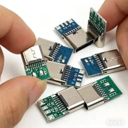 1/10/20Pcs Electric Terminals Welding DIY Data Cable Support PCB Board Type C Female Connectors Jack with Dual 5.1K Resistors