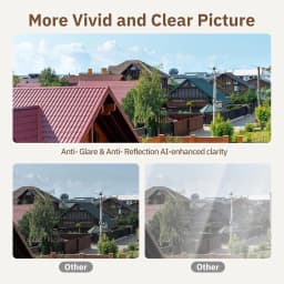 2.4/5GHz WiFi 3MP 1080P HD Night Vision Paste Mount Security Camera Indoor Home Surveillance Safety Monitoring 2026