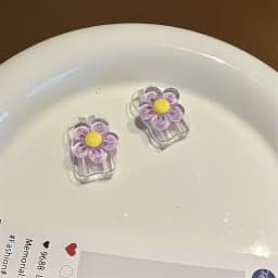 Cute Floral Data Line Protector & Organizer for Apple Charger and Samsung Type-C Cables, Anti-Break Cord Cover Cable Saver Case