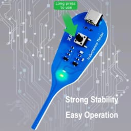 Type-C Powered High Precision Mainboard Coil Testing Tool Fast Inductance Fault Detection Diagnosis Mini Inductor Tester