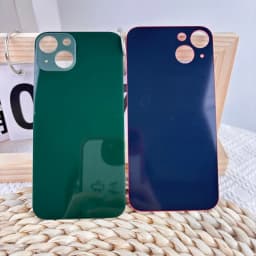 Replacement Back Glass Cover For Apple iPhone 13 Rear Battery Door Housing Glass With Precise Camera Cutout Repair Spare Parts