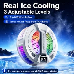 NEW TL181 Pro Mobile Cooler 10W Magnetic/Back-clip Ice Cooling Radiator Digital Display RGB Light Gaming Temperature Control