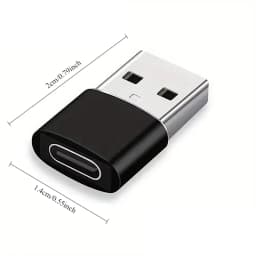 USB 2.0 to Type C Adapter USB C Female to USB A Male Charger Converter OTG Adapter Compatible with for iPhone for iPad Samsung