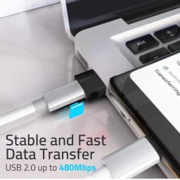 USB 2.0 to Type C Adapter USB C Female to USB A Male Charger Converter OTG Adapter Compatible with for iPhone for iPad Samsung