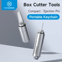 Hagibis Box Cutter SIM Card Tray Removal Tool Eject Pin Portable Keychain Box Opener Reset Tools Package Opener Serrated Blade