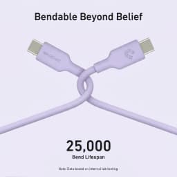Skin-friendly Silicone USB Type C Cable USB A to C Fast Charging Flow Data Cord for iPhone 1716/15 Samsung Galaxy S25 S24 S23