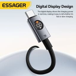 Essager 120W USB Type C Cable 7A Super Fast Charging Adapter for Xiaomi 17 14 13 12 pro Redmi K80 Note 14 POCO F7 - USB a to Typ