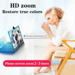 Universal 10/12 inch HD Mobile Phone Screen Amplifier Anti-Blue Light Eye Protection Phone Magnifying Glass for Video Game Movie
