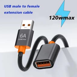 USB 2.0 Extension Cable Male to Female Extender Cable Fast Speed USB /2.0 Extended for Laptop PC USB Extension