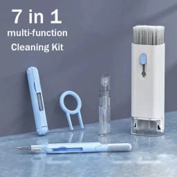 7-in-1 Computer Keyboard Cleaner Brush Kit Earphone Cleaning Pen For Headset Keyboard Cleaning Tools Cleaner Keycap Puller Kit