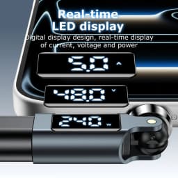AUFU 240W 5A Type C Adapter USB C to Type-C Digital Display Female Convertor For iPhone 17 Samsung S26 540 Rotation OTG Adapter
