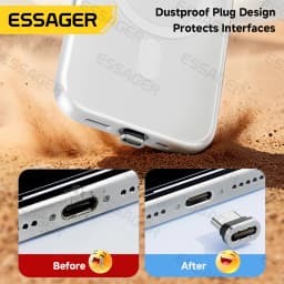Essager 240W Magnetic Charger Cable USB C To Type C Cable PD 5A Fast Charging For IPhone 17 16 Samsung Laptop Charger Wire Cord