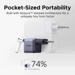 【Ultra Mini】UGREEN Nexode Air 100W 65W GaN Charger AVS PPS PD3.0 For Macbook ProAir Laptop iPhone 17 16 SamsungS26 iPad Tablet