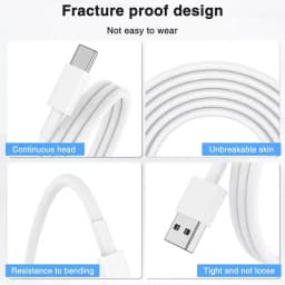 3PCS/2PCS/1pc Fast Charging USB C-type Cable, 1M /2M USB A to USB C charger cable For iPhone For Samsung