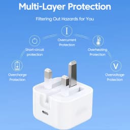 PD25W Type C Super Fast Charging Mobile Phone Foldable Charger For Samsung POCO UK Plug Phone Accessories