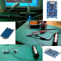 1-20Pcs Type C/Micro USB Charging Board Connector Plug for 18650 Lithium Battery USB C 5V 1A Charger Module With Protection