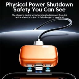 Type-C 140W Physical-Disconnect Separator Phones Full Charge Auto Power Cut Off Charger Adapter Battery Overcharge Protection