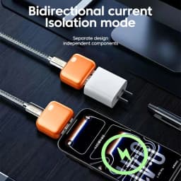 Type-C 140W Physical-Disconnect Separator Phones Full Charge Auto Power Cut Off Charger Adapter Battery Overcharge Protection