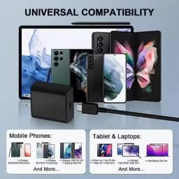 45W PD Super Fast Charger for Samsung for Galaxy S24 Ultra S23 S22 S21 Plus Note10 A54 A34 5A Quick Charging Type C Data Cable
