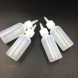 50ML Plastic Clear Bottle with Needle Liquid Alcohol Rosin Solder Flux Paste Dispenser for Phone PCB Cleaning Welding Repair