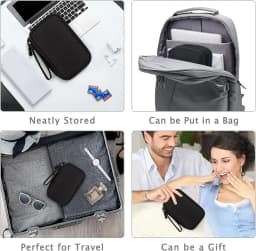 Travel Cable Bag Portable Digital Storage Pouch Charger Data Cable USB Bag Organizer Waterproof Electronic Accessory Storage Bag