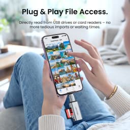 Vention Lighting to USB C OTG Adapter USB-C Female to Lightning Male Converter for iphone 14 13 12 Lightning USBC OTG Connector