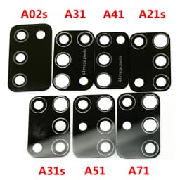 NEW Rear Camera Lens Glass Lens Back Camera Glass Replacement For Samsung A01 A11 A21 A31 A41 A51 A71 A10S A20S A30S A50S A70S