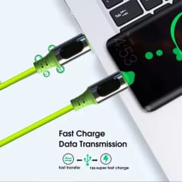 PD 240W 6A Super Fast Charging Type C Cables Digital Display High-speed Data Transfer Cord USB Type-c To C Wire for iPhone 17Pro