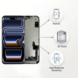 Incell For iPhone X XR XS XS Screen 11 12 13 Mini LCD For iPhone 14 Pantalla 15 Pro 16 Plus 17 Pro Max Display Replacement Parts