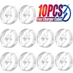10PCS PD 35W USB Cable For iPhone 14 13 12 11 Pro Max 7 8 14 Plus XS XR Fast Charging USB C Cable Charger Date Wire Accessories