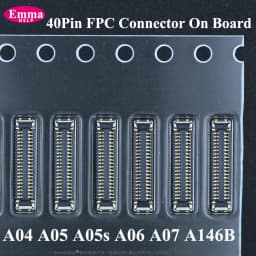 40Pin Charging FPC on MainBoard For Samsung A14 A07 A06 A05 A05S A04 A146B A22 5G A21 4G FPC Connector Port