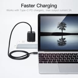 PD 65W USB Type C To Type C Cable USB C PD Fast Charging Wire Cord For Macbook Samsung Xiaomi USB C Cable 0.3m/0.5/1m/1.5m/2m