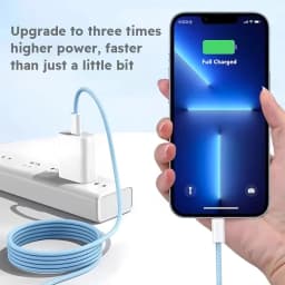 2PCS PD 35W Fast Charge Braided Cable For iPhone 13 14 Pro Max 11 12 mini X XR XS Max 7 8 Plus Quick Charging USB-C Data Cables