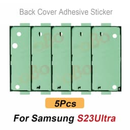 5Pcs Back Cover Adhesive Waterproof Seal Sticker for Samsung S23 S24 Plus FE Ultra Series Rear Housing Glue Repair Sticker