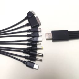 10 in 1 Universal USB To DC Power Cable Mobile Phone Charger Adapter Plug Usb Multifunction Data Transfer DC Jack Charging Line
