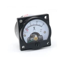 SO-45 circular pointer DC voltmeter 5V 10V 15V 20V 25V 30V 50V 100V 300V 500V 1000V Analog panel pointer voltmeter